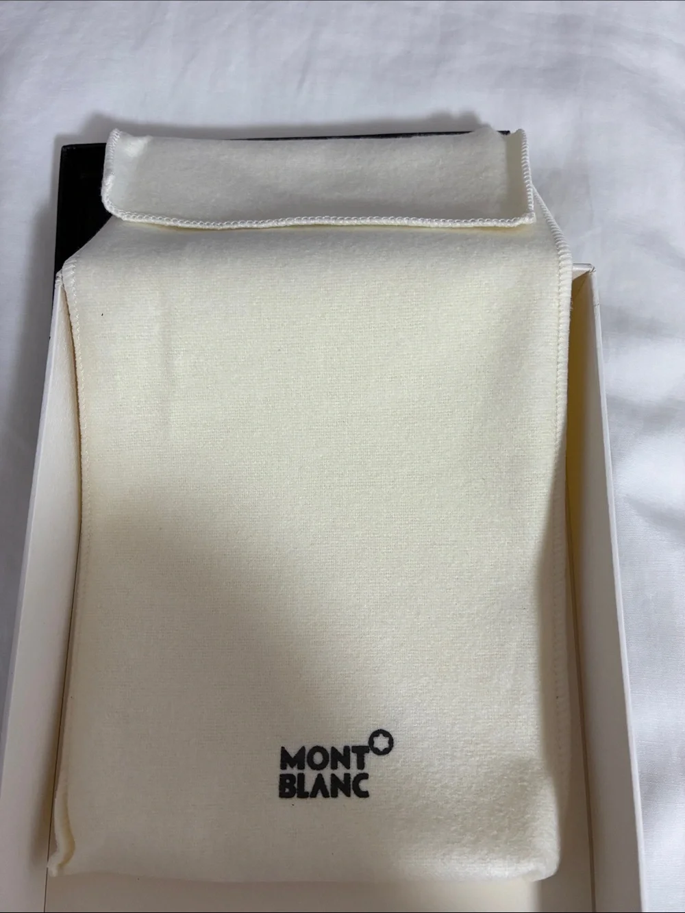 Montblanc Black Leather Long Billfold with Signature Star Emblem